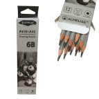 Карандаш простой графитный для ескизов Acmeliae 6B Drawing High Quality Pencil 1шт 8000-6B