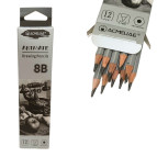 Карандаш простой графитный для ескизов Acmeliae 8B Drawing High Quality Pencil 1шт 8000-8B