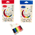 Карандаши цветные 12цв. Acmeliae трехгранные Super Jumbo 9404-12