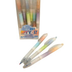 Ручка гелевая Пишет-Стирает Aodemei 0,5мм Dream color, автоматическая, синяя GP-33302 наконечник игольчатый