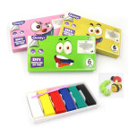 Пластилин 6цв. Modeling Clay 120гр Люкс, поддон + стек 1121