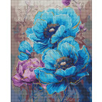 Алмазная живопись мозаика по номерам на холсте - 40*50см Идейка АМО8047 Симфония цветов
