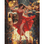 Алмазная живопись мозаика по номерам на холсте - 40*50см Идейка АМО8178 Танец под дождем