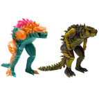 Игрушка пластик 3Д-принт Годзилла райдужный 18см , асорти TOY5939