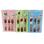 Закладки для книг магнитные 6шт Герои в ассортименте 2019-15