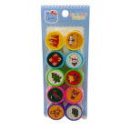 Штампики детские Лидер набор 10шт 25мм Новогодние 9340