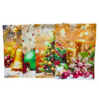 Пакет подарочный бумажный 55*43*15см Новогодний 745-XL Гигант