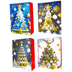 Пакет подарочный бумажный 30*40*12см ООПТ Новогодний Y2113-L