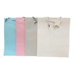 Пакет подарочный бумажный 30*40*12см с тиснением Звездочки Q592-L