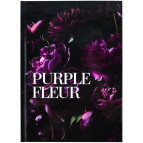 Блокнот А5 Axent 96л. твердая картонная обложка Purple fleur 8459-2-А