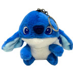 Брелок мягкий плюшевый Стич 12см мех, ассорти №0329