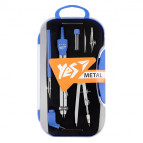 Готовальня 7 предметов Yes металл 220089