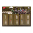 Подложка на стол Yes пластиковая 42,5*29см с таблицей умножения Jurassic World 492251