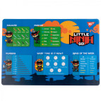 Подложка на стол Yes пластиковая 42,5*29см англ. Ninja 492173