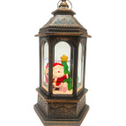 Сувенир Новогодний фонарь LED + гель 14,5*7,5*7,5см №FD-2253 3D Д.Мороз