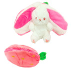 Игрушка мягкая, Зайчик в клубничке h-22см 14340-22к