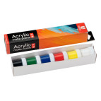 Краски акриловые Arteo набор 6цв. по 10мл Art матовая 322112001