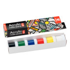 Краски акриловые Arteo набор 6цв. по 10мл Geometric матовая 322112010