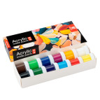 Краски акриловые Arteo набор 12цв. по 10мл Nature матовая 322112005