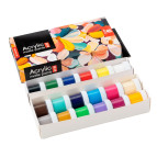 Краски акриловые Arteo набор 18цв. по 10мл Nature матовая 322112006