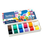 Краска акриловая для ткани Arteo набор 12цв. по 10мл Colors 322113004