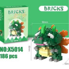 Конструктор 3D Blocks Bricks Дракончик, кор.11,5*8*4см, 186 дет X-5014