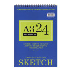 Альбом для эскизов скетчбук А3 24л. 200г/м2 Art Nation SketchPad на спирали XQSU3200