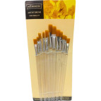 Набор кистей 12шт Bomeijia Artist Brush синтетика прямые К-1355