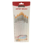 Набор кистей 12шт Bomeijia Artist Brush синтетика круглые К-1356