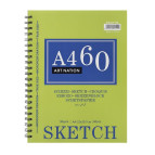 Альбом для эскизов скетчбук 23*30см 60л. 90г/м2 Art Nation SketchPad на спирали XQSL4110