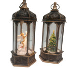 Сувенир Новогодний фонарь LED 14*5,5*5,5см №ZF-077-А-4А 3D Ангел