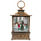 Сувенир Новогодний фонарь LED 13*8*3,5см №ZF-091-D-4 3D Мальчик с елочкой