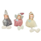 Новогоднее украшение - игрушка Ангелочек в колпачке 18см №21-353