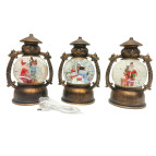 Сувенир Новогодний фонарь LED + гель 23,5*15*13см №FD-225-003 3D