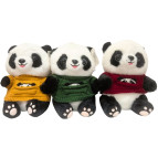 Игрушка мягкая, Медвежонок Панда в свитере h-25см 1280-35