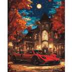 Картина раскраска по  номерам на холсте  - 40*50см Идейка КН3294 Жизнь в роскоши