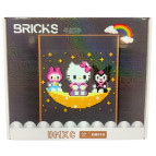 Конструктор - мозаика Blocks Bricks DMXC Китти и друзья, кор. 29*24,5*4см, 527 дет DB-019