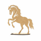 Заготовка для декорирования Rosa Talent (ХДФ) 3D Конь на подкове 13*14см 48017864