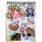 Блокнот Гравюра своими руками А5 8 листов, Grattage Лабубу Е-3002-LA