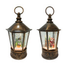 Сувенир Новогодний фонарь LED + гель 26,5*16*14,5см №WDL-24077 3D Фонарь