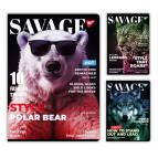 Тетрадь А4 96л. YES в клетку Savage 682009