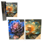 Фотоальбом 10*15 200 фото (размер 21*26,5см) Цветок №2-426