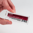 Бейдж на магните 21*65мм акрил Axent 4511-A горизонтальный, акриловый