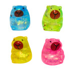 Игрушка антистрес Жмакалка 8см с глитером Капибара, ассорти SA-1732