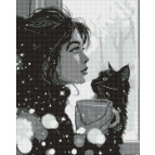 Алмазная живопись мозаика по номерам на холсте - 40*50см Идейка АМО8002 Утренняя тишина