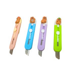 Нож канцелярский лезвие 9мм Оопт мини Капибара №2445