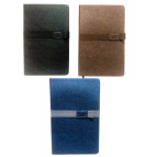 Блокнот А5 80л. Лидер с резинкой 904-1 с шариковой ручкой, ассорти