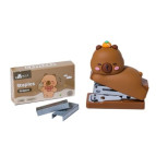 Степлер №24/6 Miax Мини Капибара 10-25арк, со скобами 0287