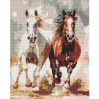 Алмазная живопись мозаика по номерам на холсте - 40*50см Идейка АМО20044 Чувственный забег