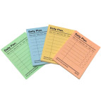 Бумага для заметок куб 75*100мм 50л. Daily plan неон ассорти №CJ01